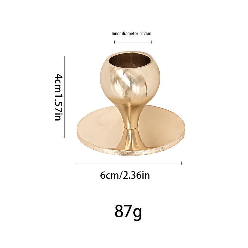 INS Style Silver Diamond Candle Holder - Western Restaurant Table Decoration