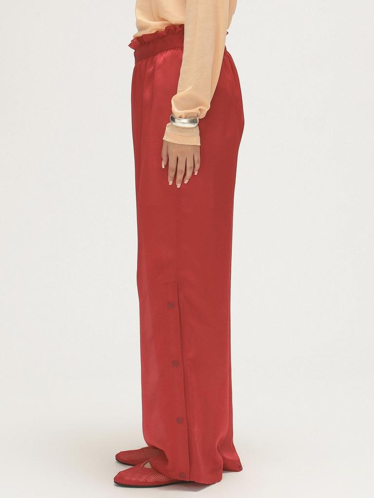 Beams Boy Maturely Snap Easy Work Pants, Women's, Red 0