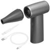 Sanwa Direct Rechargeable Electric Air Airflow Compact Blower Duster, USB-C, 4-Speed Adjustment, Gas-Free, Automatic/Manual Spray, Upside-Down Spray,