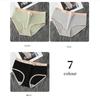 Japanese Women's Underwear Korean Version Girls' Breathable Mid Waist Cute Large Triangle Underwear