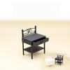 1Pcs Realistic Design Mini Nightstand Dollhouse Bedside Table Miniature Bedroom Furniture High Intricacy For Hobbyists