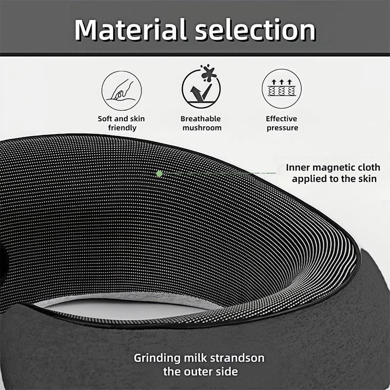 Travel Pillow 100% Pure Memory Foam Travel Neck Pillow with 360º Ergonomic Design U-Shaped Airplane Neck Pillow For Office Car