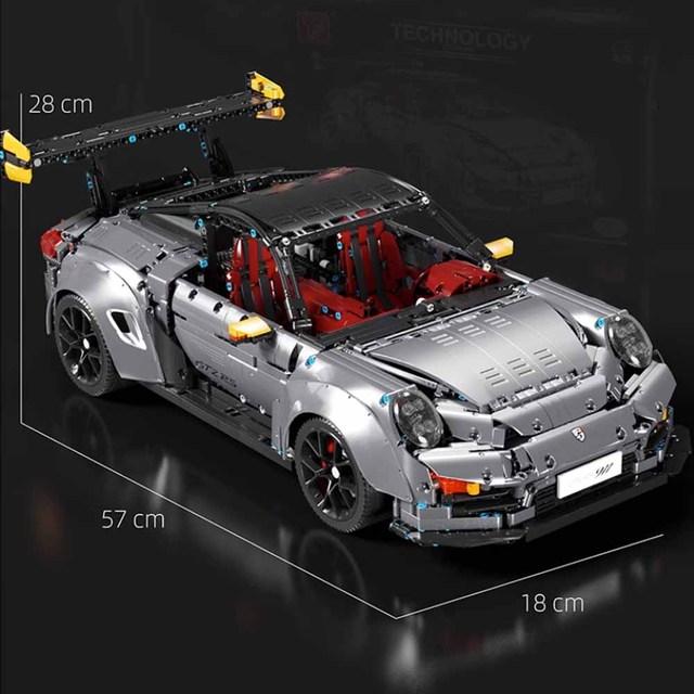 

Совместимая модель MOC T5026, 3389 шт., высокотехнологичный спортивный супер гоночный автомобиль, игрушечный набор, строительный блок, кирпич для мальчиков, детский Рождественский подарок