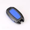 Carbon Fiber Car Key Case Cover For Hyundai I30 Ix35 Kona Encino Solaris Azera Grandeur Ig Accent Santa Fe Palisade 3/4/5 Button
