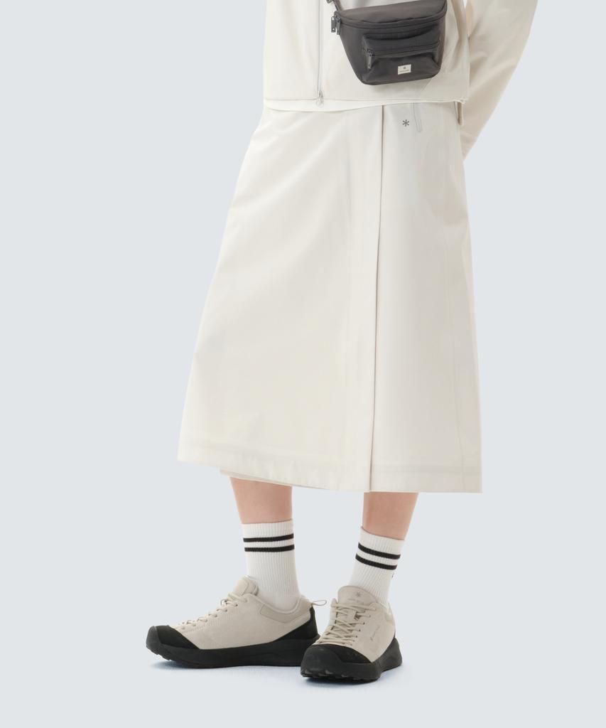 Snow Peak Apparel Dry Peak Lightweight 3L Women'S Waterproof Wrap Skirt (S26Zwpsk07) Ivory
