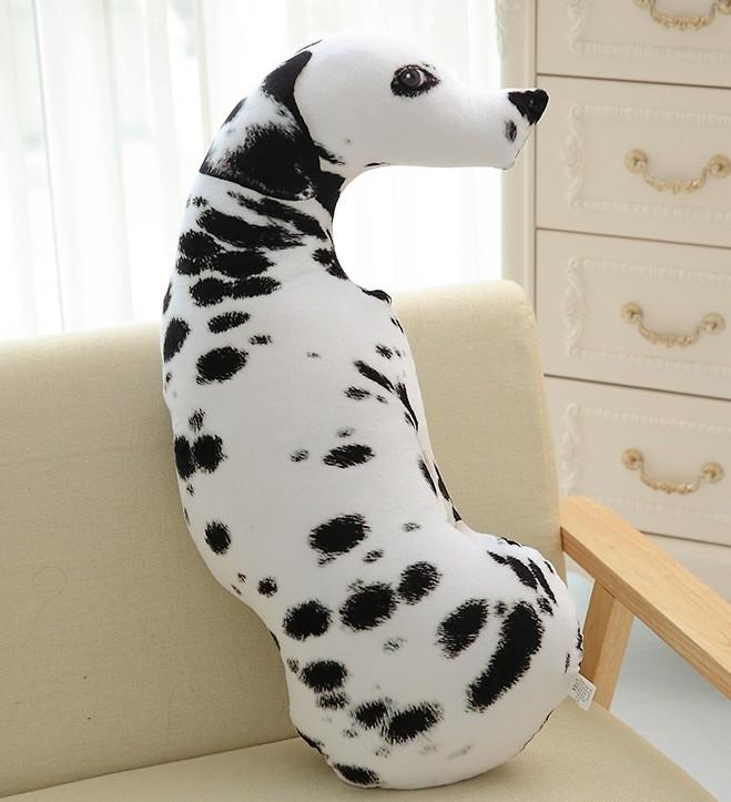 3D Samoyed Husky Plush Toy Stuffed Animal Pillow Soft Cute Dog Doll for Sofa Car Decor Gift
