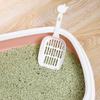 Semi-Enclosed Oval Cat Litter Box with High Sides & Scoop, Anti-Splash Design 