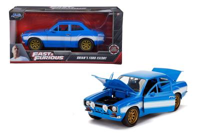 JADATOYS Fast Furious Brian Ford Escort RS2000 MK1 Diecast Car 124 &