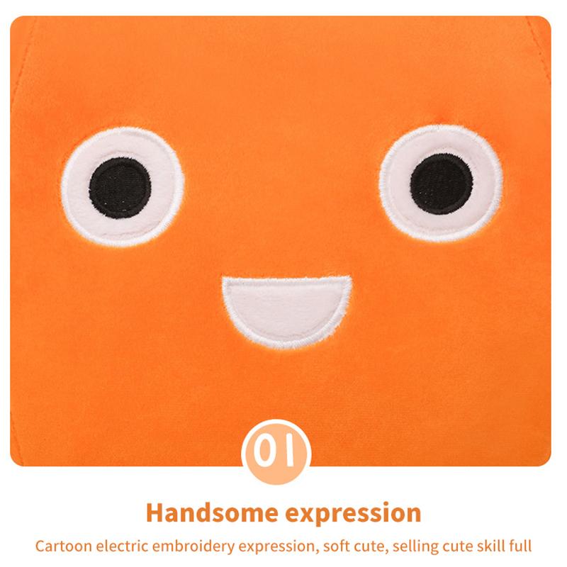 Orange Doll Plush Toy Happy Fruit Plush Pillow Soft Stuffed Food Plushie Kids Gift