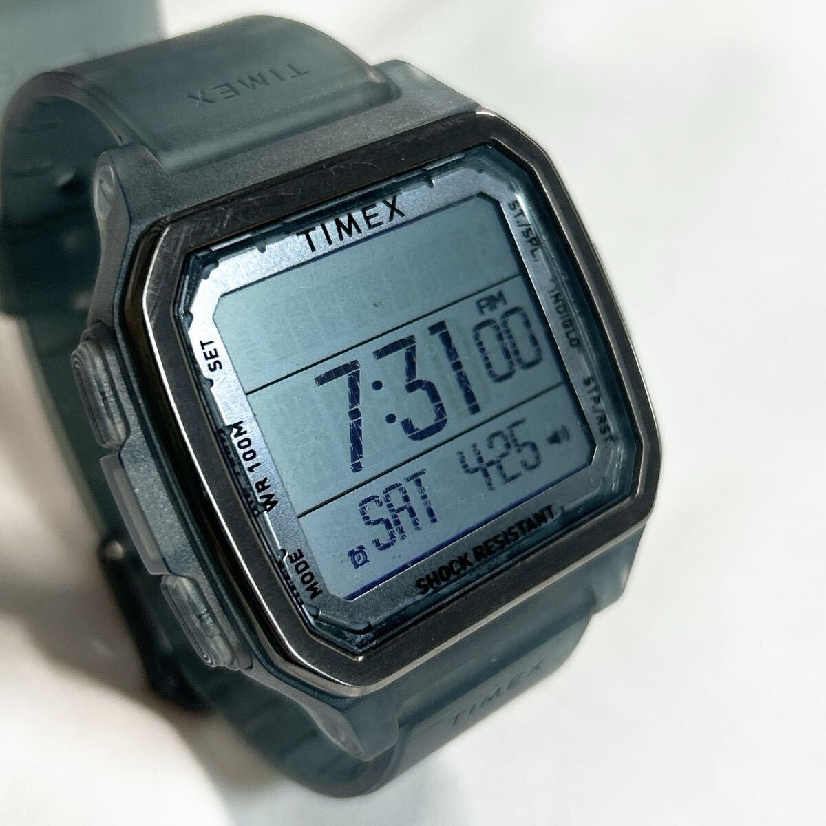 Working item TIMEX Command Urban TW2U56500 Men s Watch Digital Navy Silicone Band