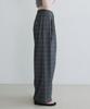 Nounbeleo Check Banding Pants [Knss06Pt07]_Black