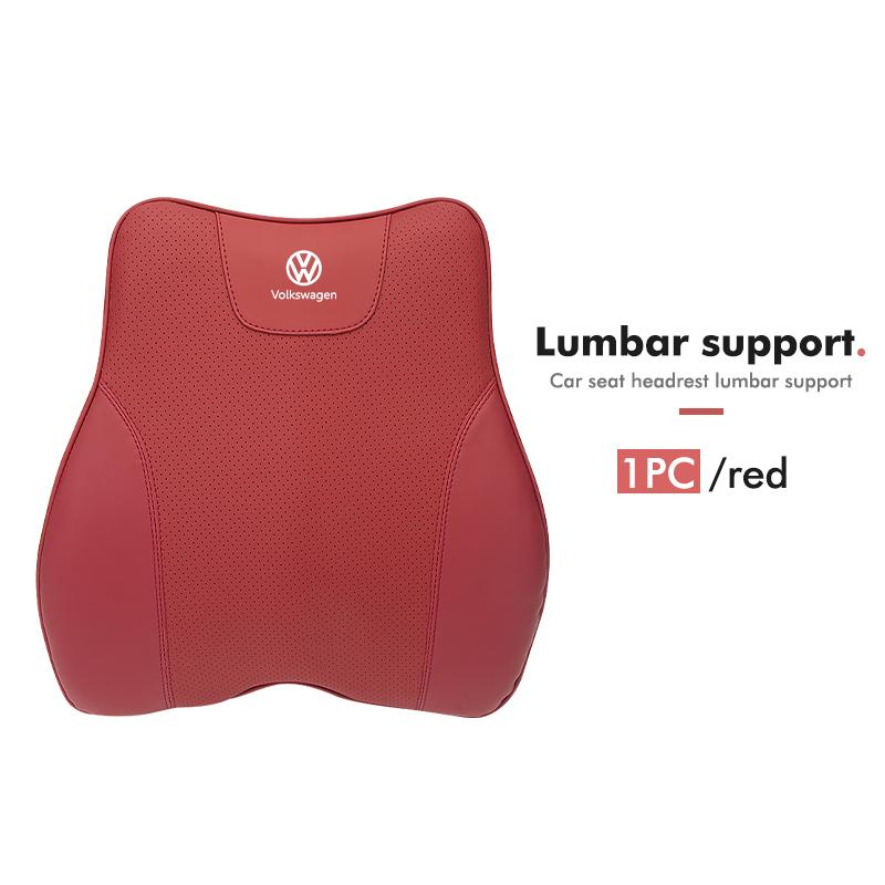 Car Headrest Waist Triangle Pillow Memory Foam Cushion Support For Volkswagen VW Polo Jetta Sagitar Magotan Passat B5 B6 B7 CCOJ2