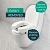Toilet Cover Waterproof Fastener Tape Soft Thick Design Ergonomic Design Toilet Seat Cushion Bathroom Travel Dormitory Accessories