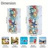 1pc Starfish and Conch Patterns Print Beach Towel Quick-drying Towel Suitable for Seaside Pool Camping Yoga For Family Friends