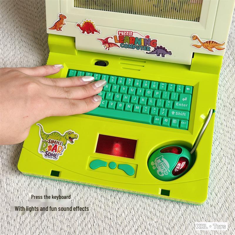 Cross-border Kids' Light-Up Music Notebook: Educational English Version Toy