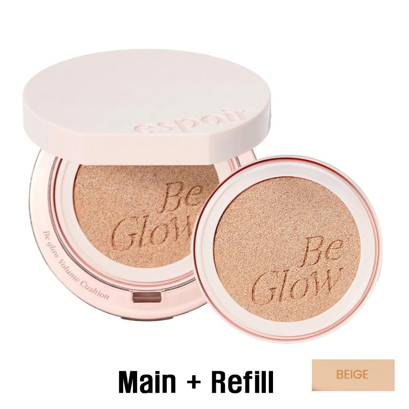 Espoir NEW Be Glow Volume Cushion (Set: Cushion 13g + Refill 13g)  (10 Options)