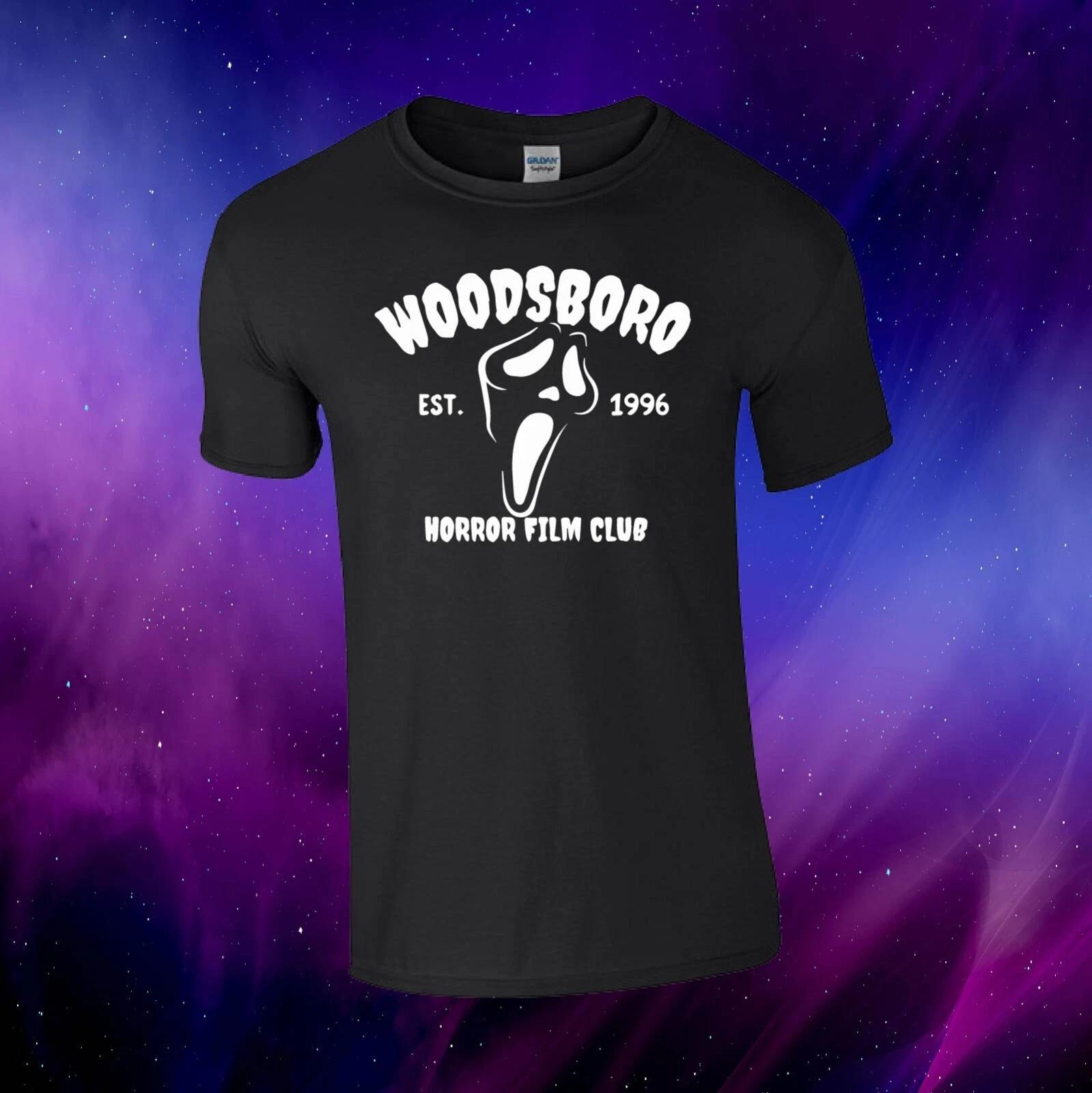 Woodsboro Horror Film Club Scream Horror Film Gift Kids/Adults Top T-shirt 4XL