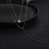Pure Desire Ceiling~ Shining Zircon Light Luxury Collarbone Chain Necklace Female Tide Exquisite Temperament Versatile Neck Chain Jewelry