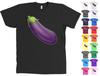 Riesige Aubergine Emoji Bella + Canvas T-Shirt - VIELE FARBEN Unisex T-Shirt