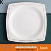 Teller aus Bone China mit Goldrand im nordischen Stil
