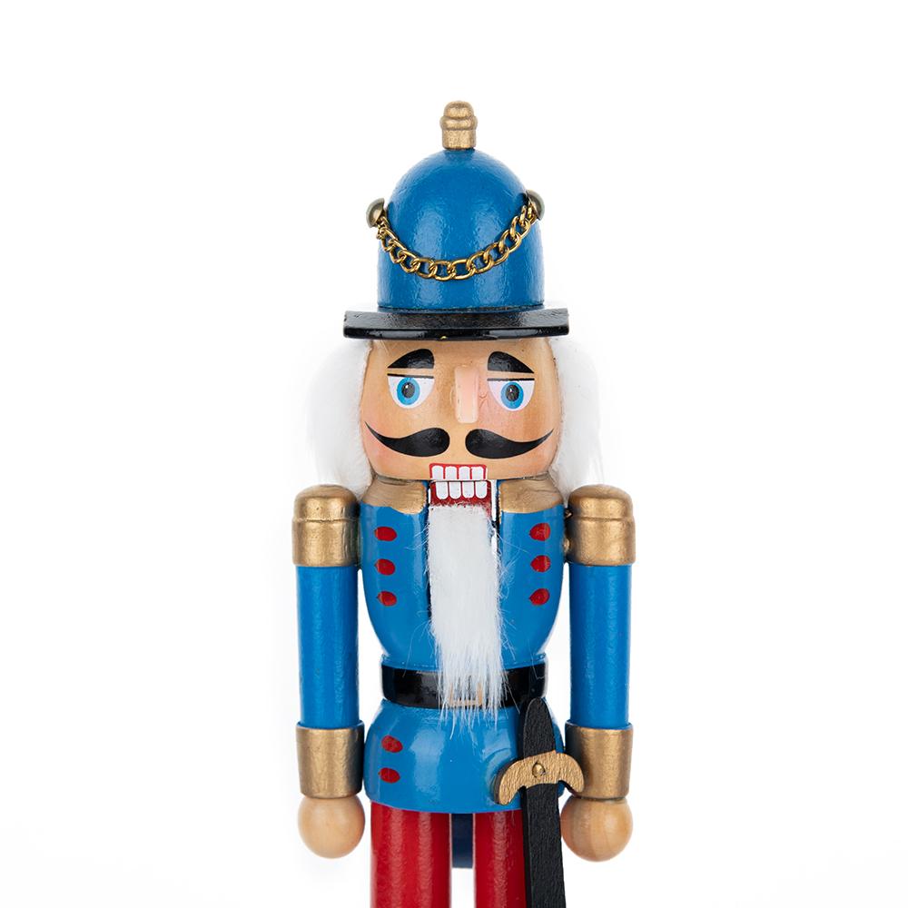 Vintage Cavalry-style Wooden Nutcracker