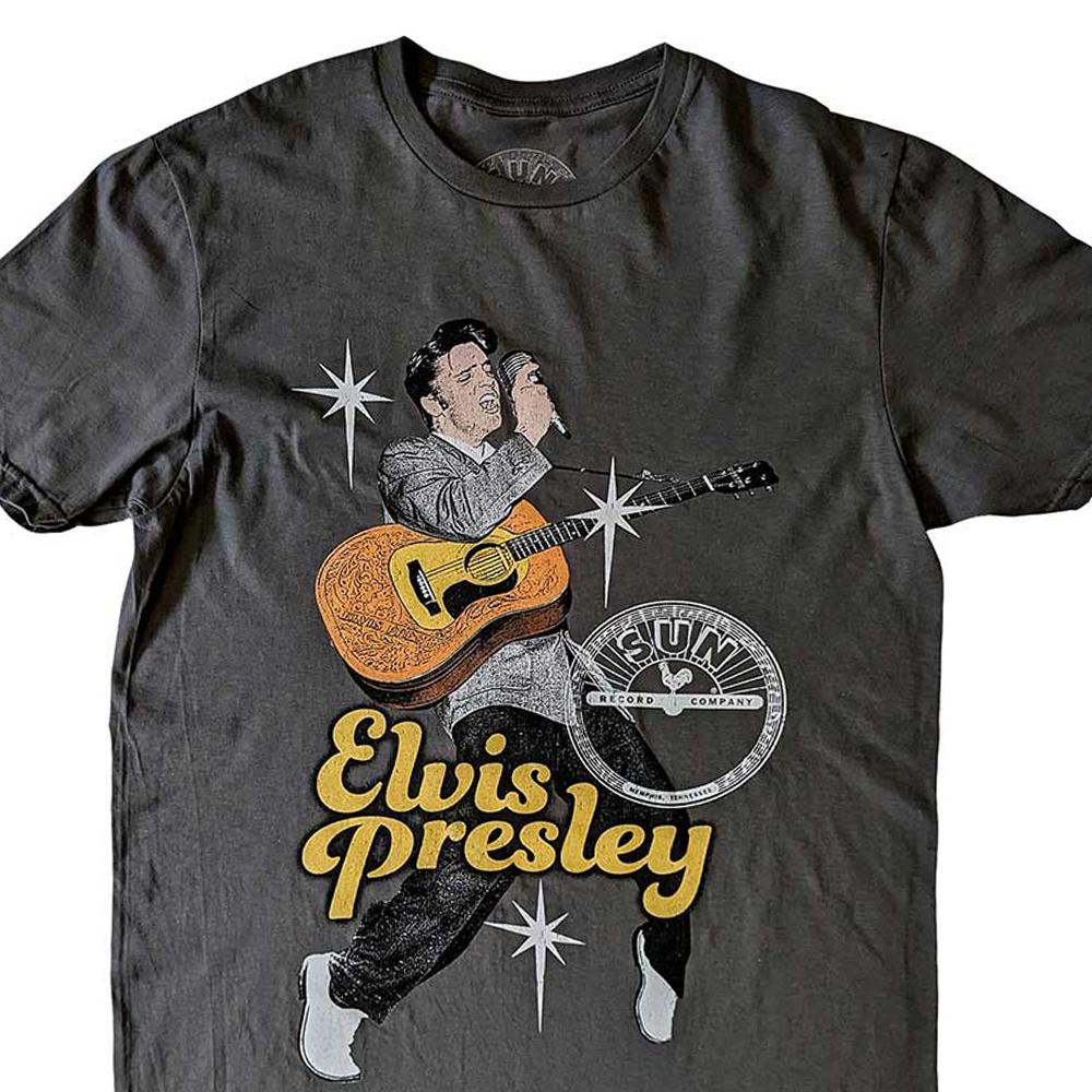 Elvis Presley Unisex Vuxen Tår Sun Records T-shirt