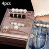 4-teiliges Taillenformendes Schnallenset: Multifunktionale Brosche für Kleidung und Hosen, Anti-Expositions-Taillenversteller, Große zu kleine Verjüngung.