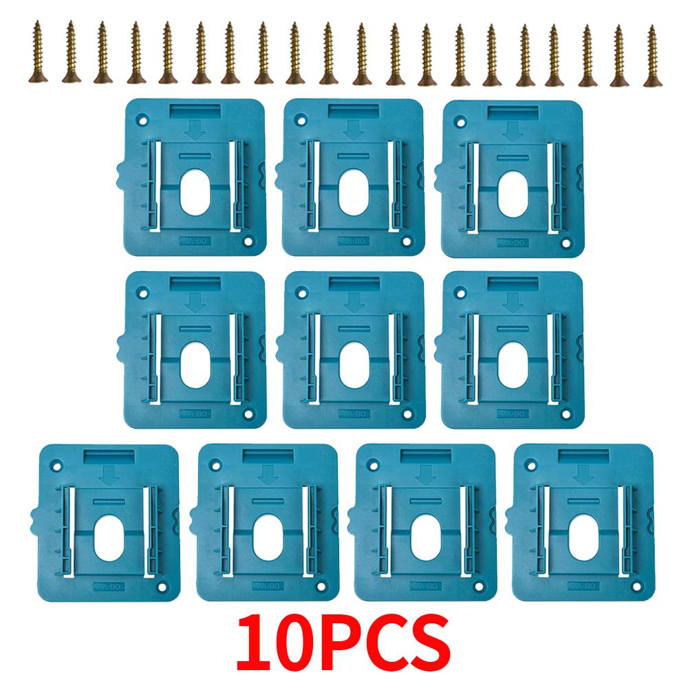 1-10 PCS Battery Holder for Makita 18V Li-ion Battery Tools Machine Holder Storage Rack Wall Mount for BL1860 BL1850(No Battery)