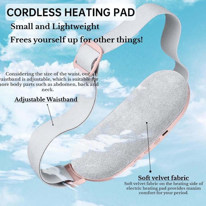 Warming Palace Belt Women Menstrual Heating Waist Massager Hot Compress Period Relief Belt Portable Intelligent Heating Massage Waist Belt