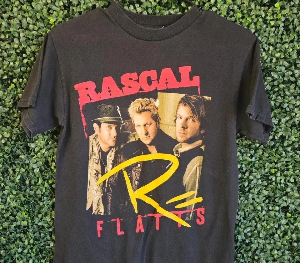 Rascal Flatts Changed Tour Unisex TShirt Summer Unisexs and Womens Loose and Breathable Tshirt Top S