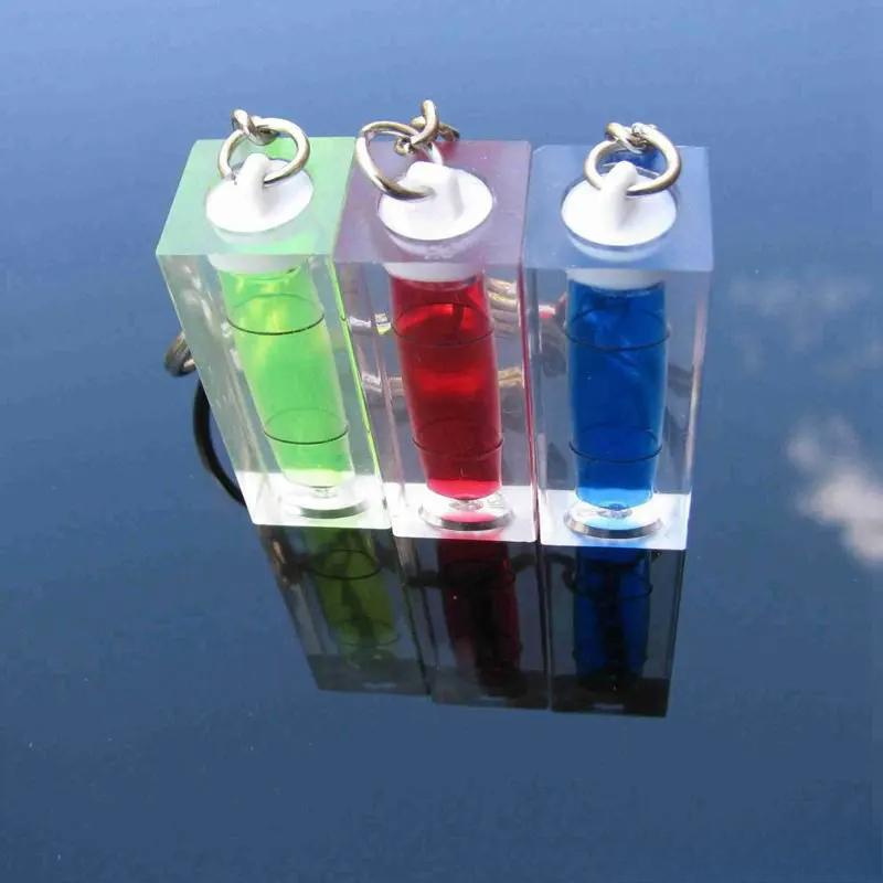 Key chain Spirit Level Bubble TV Rack Horizontal Ruler 15*15*40mm 1 Piece