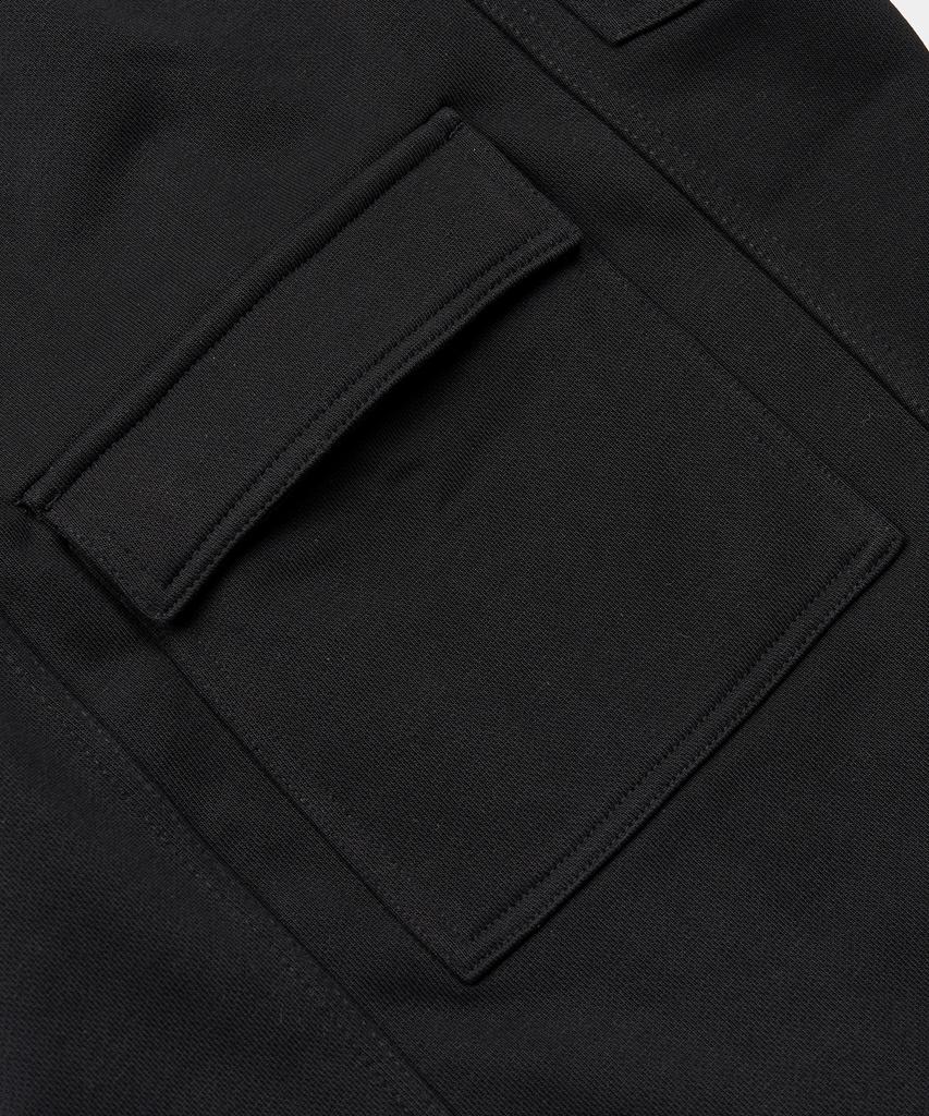 EXCONTAINER Cargo Bermuda Sweatpants (Black)