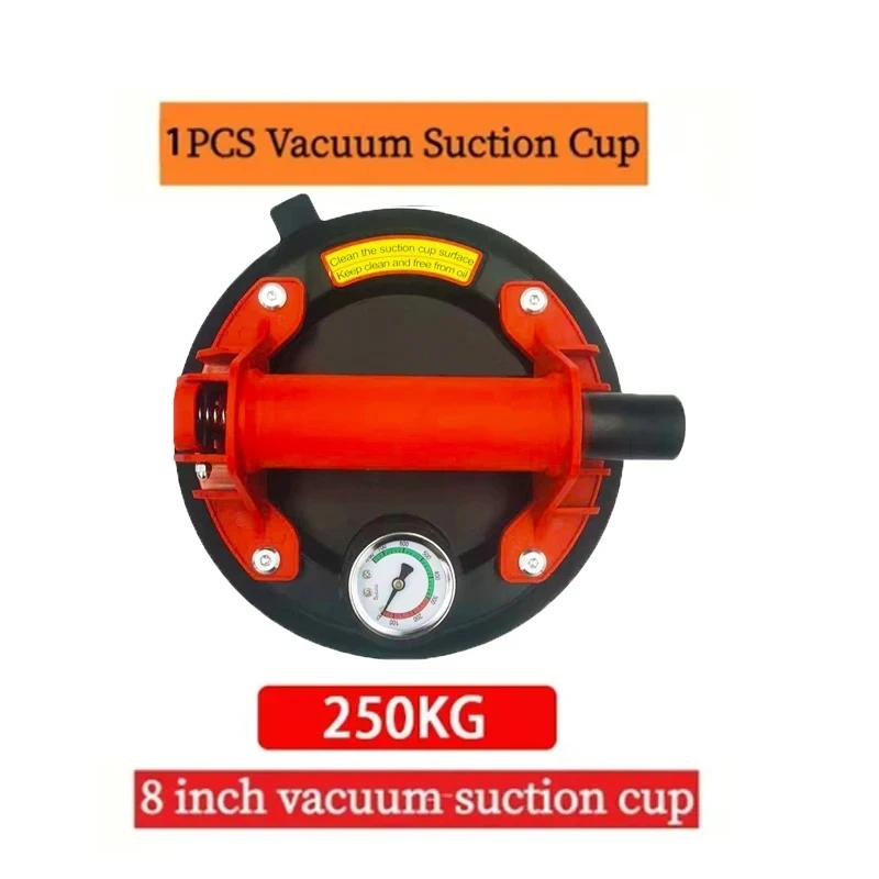 Vakuum-Saugheber 250 kg Tragfähigkeit 8 Zoll Vakuum-Saugheber Schwerlastheber für Granitfliesen Glas Manuelles Heben