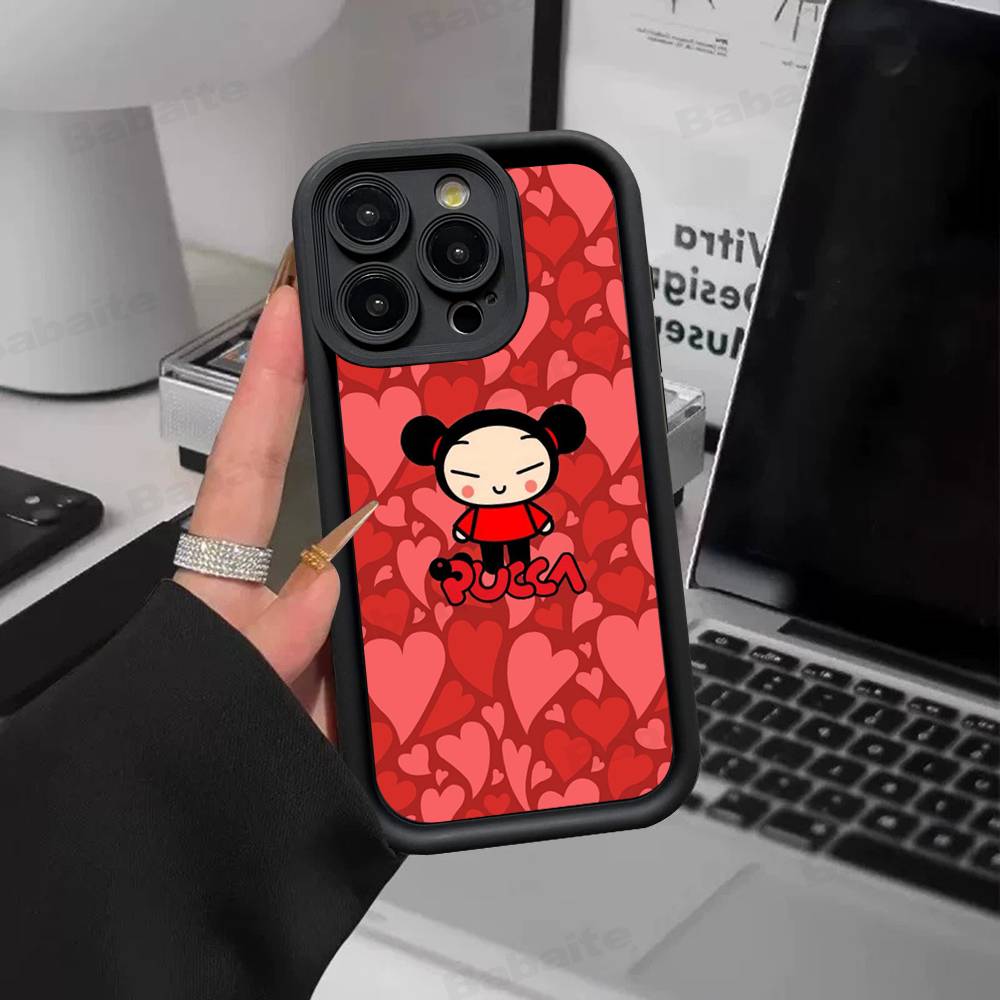 Phone Case Popular Artifact P-Pucca For Xiaomi Redmi Note 14 13 12s 12 11 10 9s 9 8 7 A5 Pro Plus 4G 5G Soft TPU Back Cover