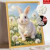 Pearl painting kit painting art rabbit dandelion floral handmade diy home decoration painting