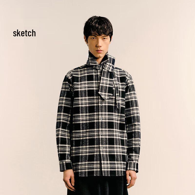 Men s Winter Casual Long-Sleeve Shirt M