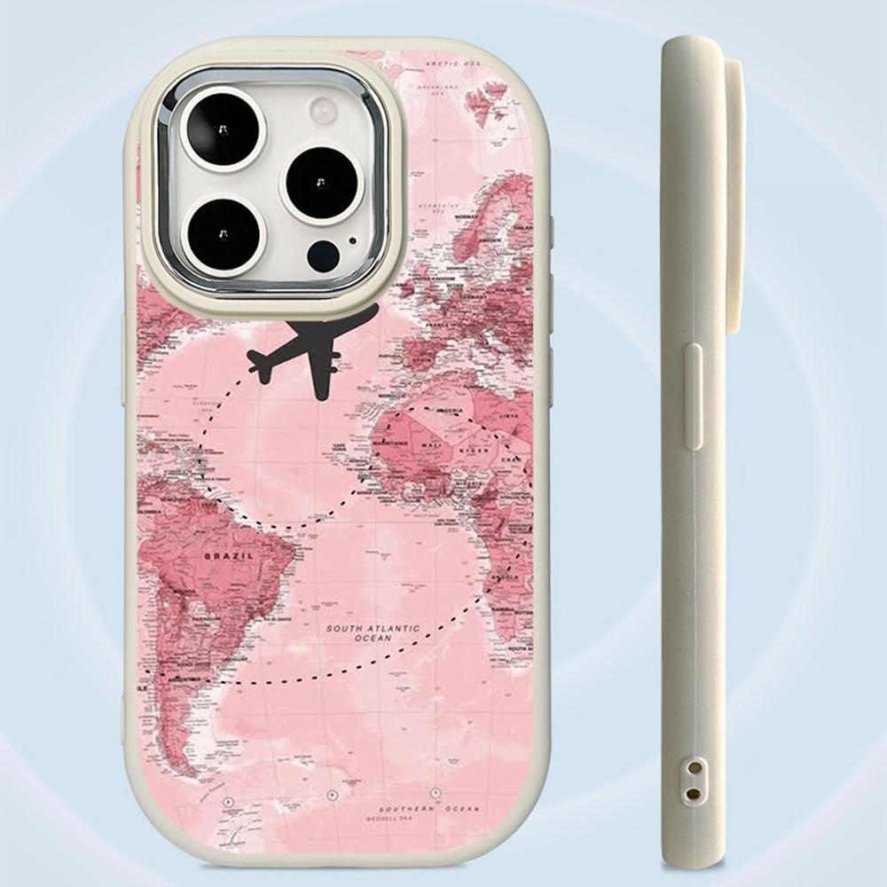 Мягкая задняя крышка N90 Maps art design для Samsung S23 Plus S24 Ultra A54 A14 iPhone 16 — фото 4