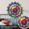 Neon Mandala Creative Wall Sticker Bathroom Living Room Background Decoration Wallpaper Self Adhesive Home Decals
