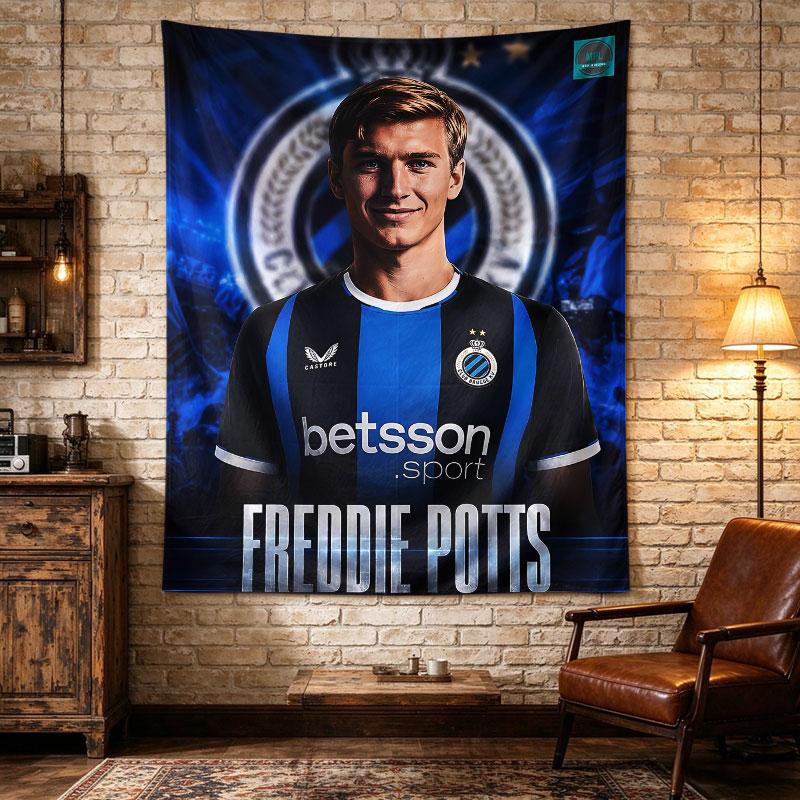 Freddie Potts Club Brugge Football Player Poster