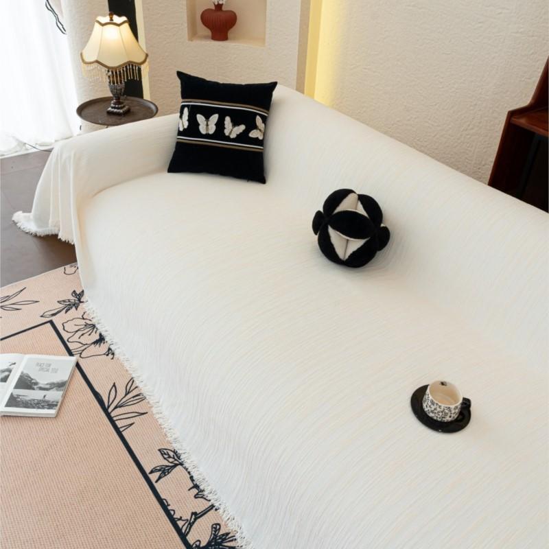 Cojines Decorativos Sofá Loveseat Covers Chenille Loveseat Pad Blanket Blankets Pad Four-season Camping Picnic Throw Monochrome Loveseat Shield