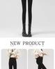 Women's 2025 High-Waisted Black Leggings - Elastic, Tight, Pencil Style for Spring