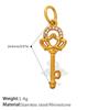 Gold Diamond Key Cross Pendant Multi-Style Personalized Pendant Diy Jewelry Accessories
