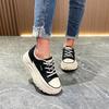 Small White Shoes Female 2025 Spring New Students Casual Street Shoes Female Thick Bottom Heightening Plate Shoes