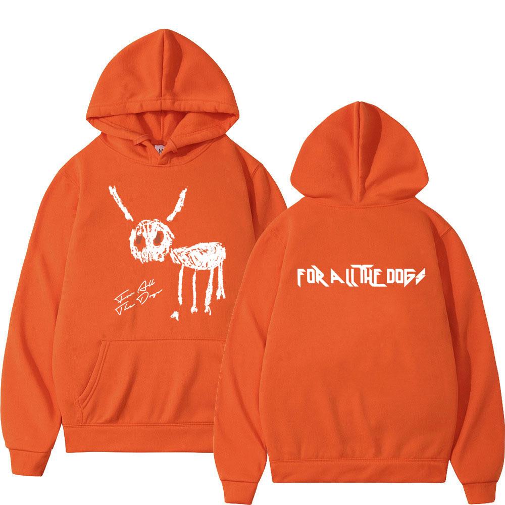 Rapper Drake Hoodie 2023 New Music Album "For All The Dogs" Graphic Hip Hop Long Sleeve Men Women Fashion Loose Streetwear Male
