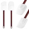 Ensemble de spatules et spatules-cuillères en silicone robuste, Ustensiles de cuisine résistants aux hautes températures