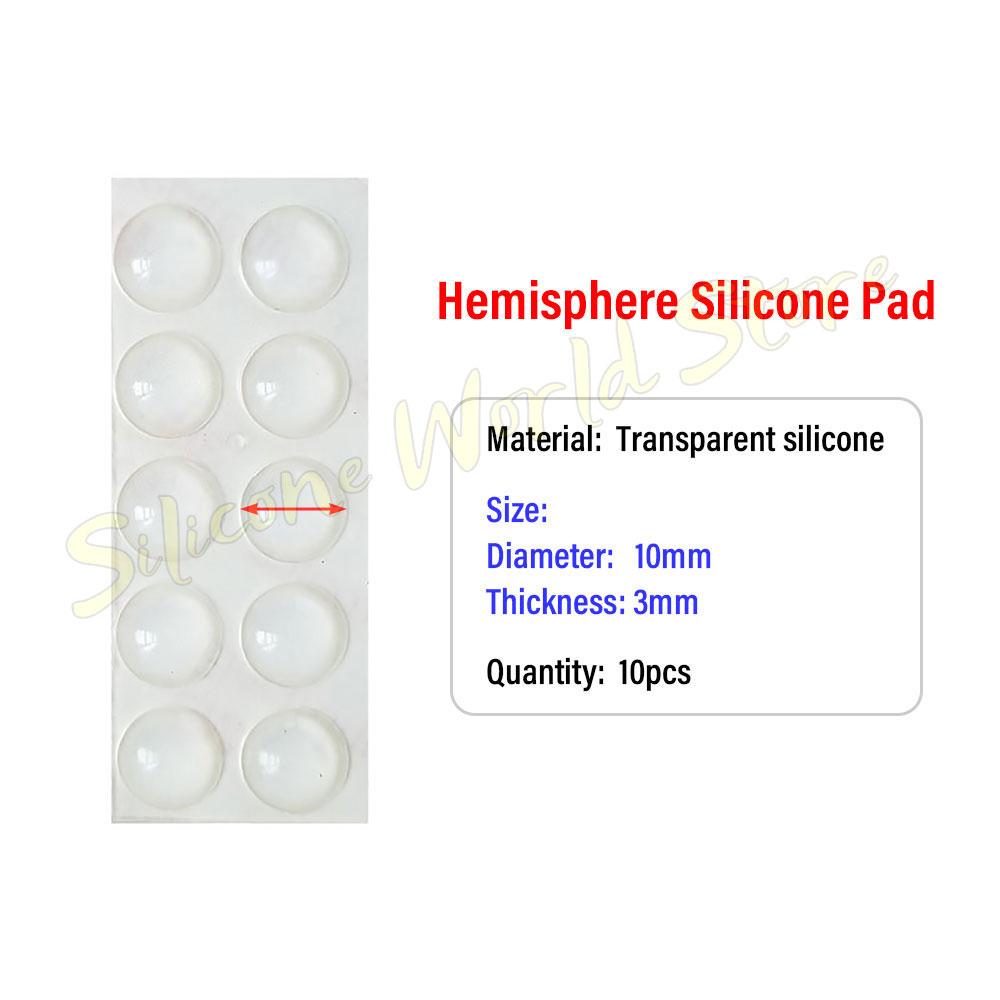 SW Self Adhesive Silicone Anti Collision Pad Anti Slip Sponge Mat Door Stopper Damper Buffer Soundproofing Furniture Pad Cushion