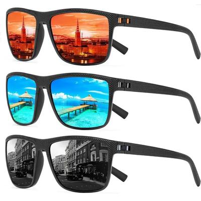 Fashion Sunglasses Square Anti-Glare Sun Glasses Uv Protection High Qualiy Large Frame Sunglasses For Women Men