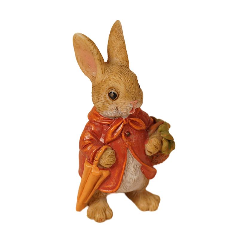 

Зайчик, що стоїть, кролик, садова статуя, черепаха, їжак, повнокольорове покриття, маленькі тварини, прикраси для саду