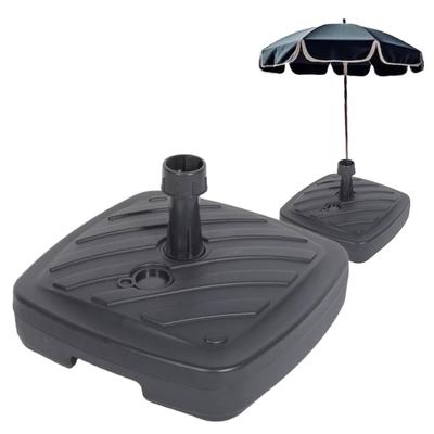 Graphite Garden Umbrella Stand 40x40x10cm