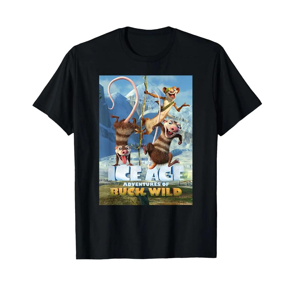 The Ice Age Adventures Of Buck Wild T Shirt Vintage Designer Clothes Homme Soft Stretched Stylish Versatile Unisex
